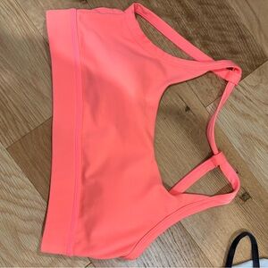 Open backs sports bra